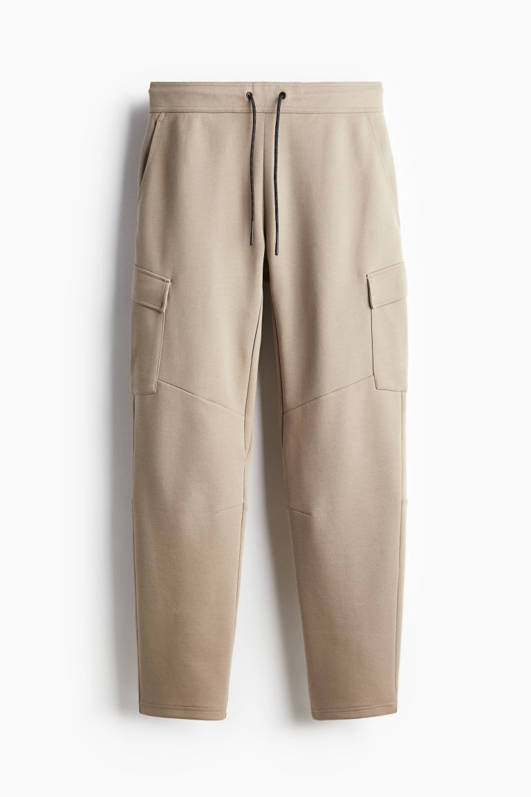 H & M - Slim Fit Sports Cargo Joggers - Beige | H&M (US + CA)