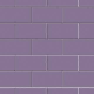 Projectos Violet Purple 3-7/8 in. x 7-3/4 in. Ceramic Floor and Wall Take Home Tile Sample | The Home Depot