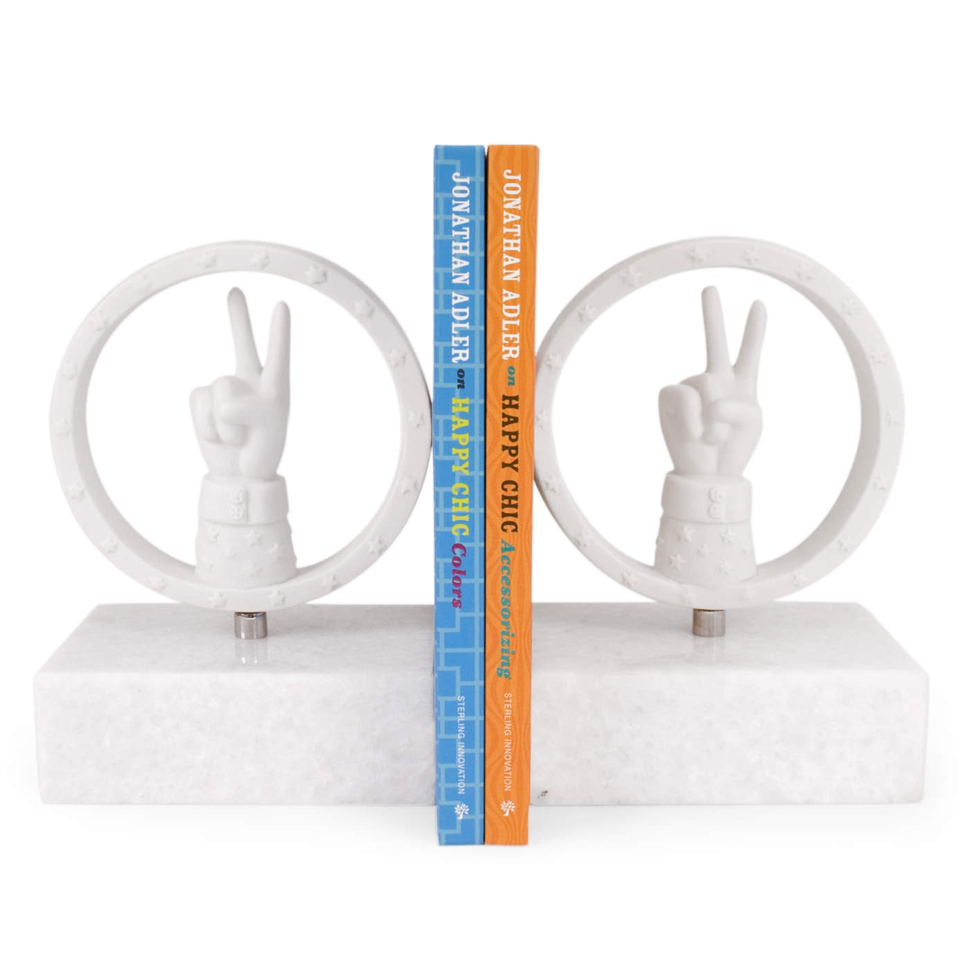 Peace Bookend Set | Burke Decor
