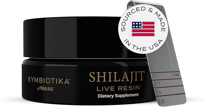 CYMBIOTIKA Pure Himalayan Shilajit Resin 500mg - 84+ Trace Minerals, High Potency with Elemental ... | Amazon (US)