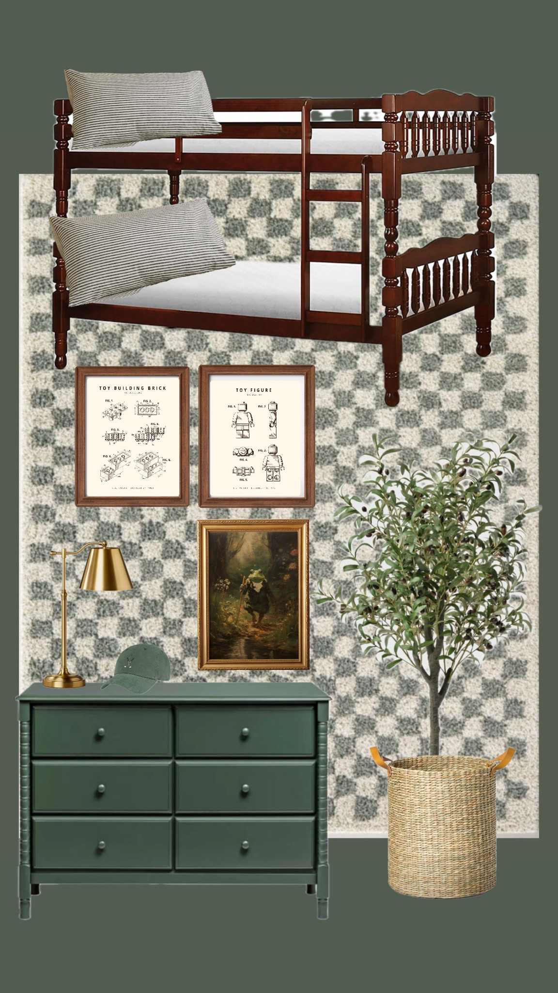 Boys room mood board

Paint color: vintage vogue