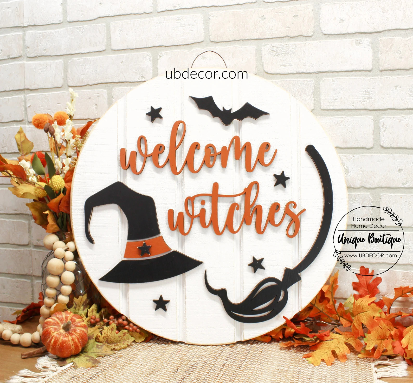 Front Door Decor Welcome Witches Fall Door Sign Fall Door - Etsy | Etsy (US)
