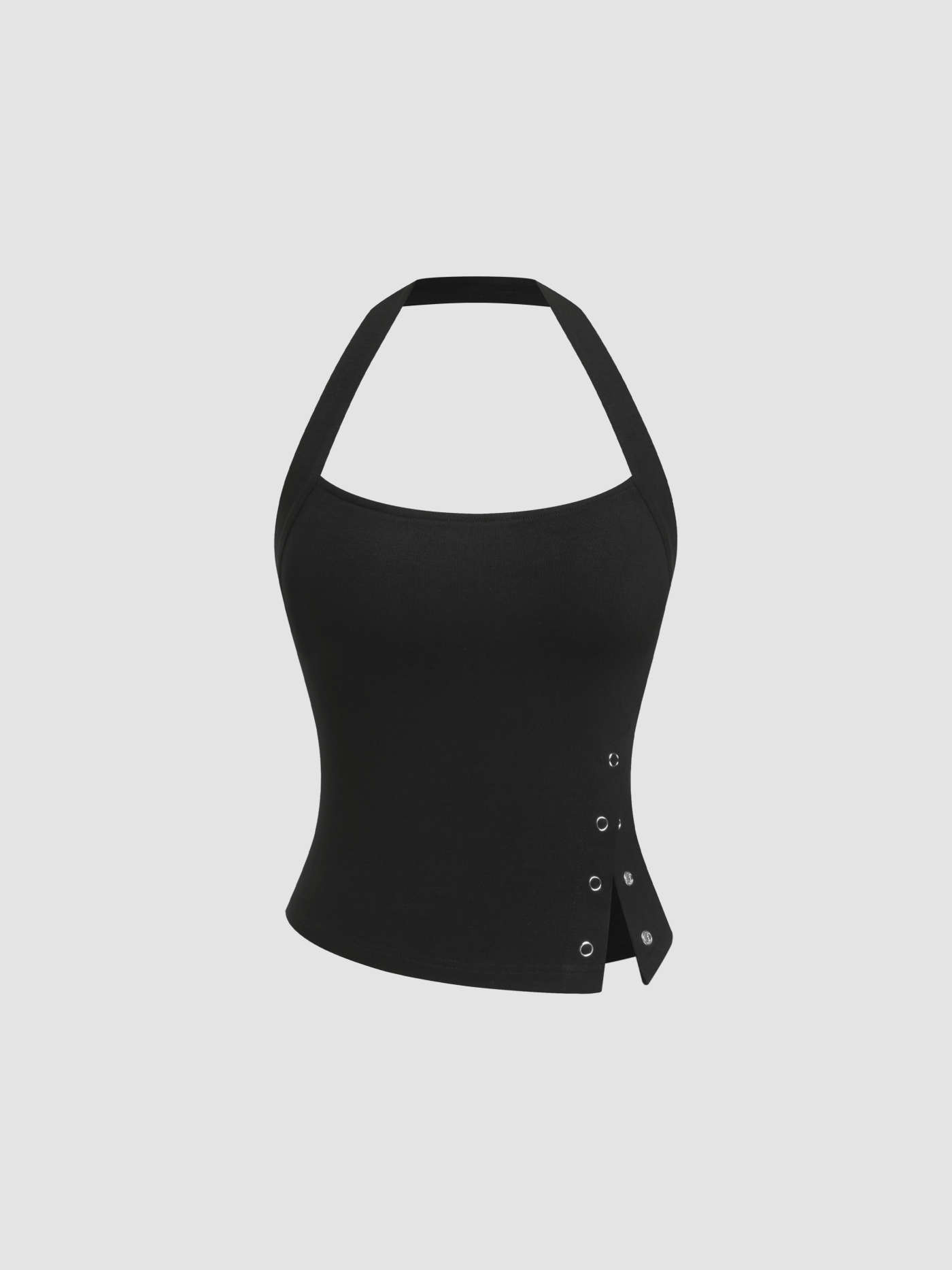 Halter Neckline Split Cami Top | Cider