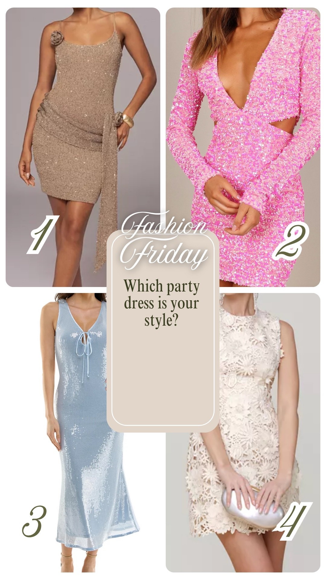 Party dresses 

#LTKParties #LTKWedding #LTKStyleTip