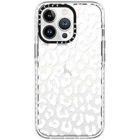 CASETiFY Impact Case for iPhone 11 - Silver Gray Leopard - Clear Black | Amazon (US)