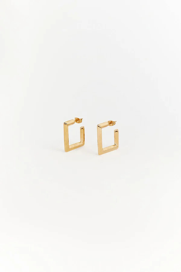 CENDRE MERCI GOLD HOOPS | DISSH