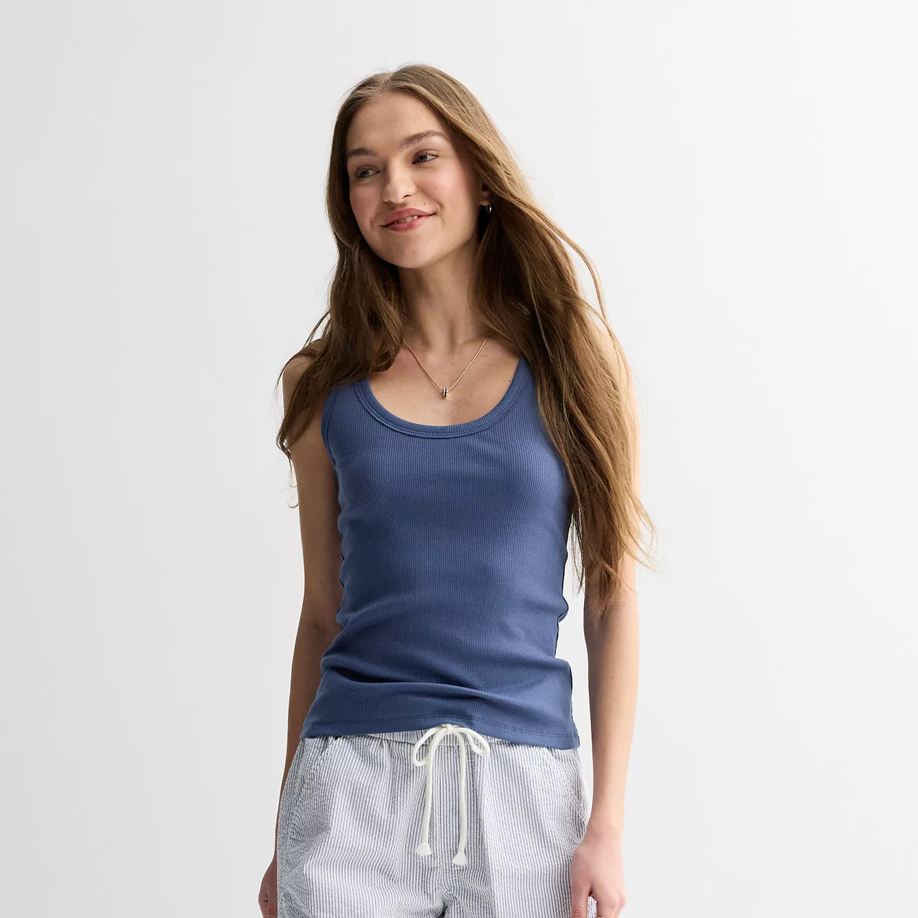 Juniors' SO\u00ae Rib Scoop Neck Tank Top | Kohl's