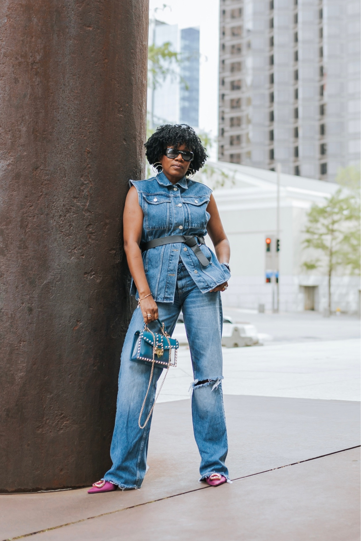 Denim on denim. Denim
Vests are the moment! 
Vest - The Frankie Shop
Jeans -Zara

#LTKFind #LTKstyletip #LTKshoecrush