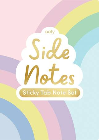 OOLY Side Notes Pastel Rainbows Sticky Tab Note Pad Set | Michaels Stores