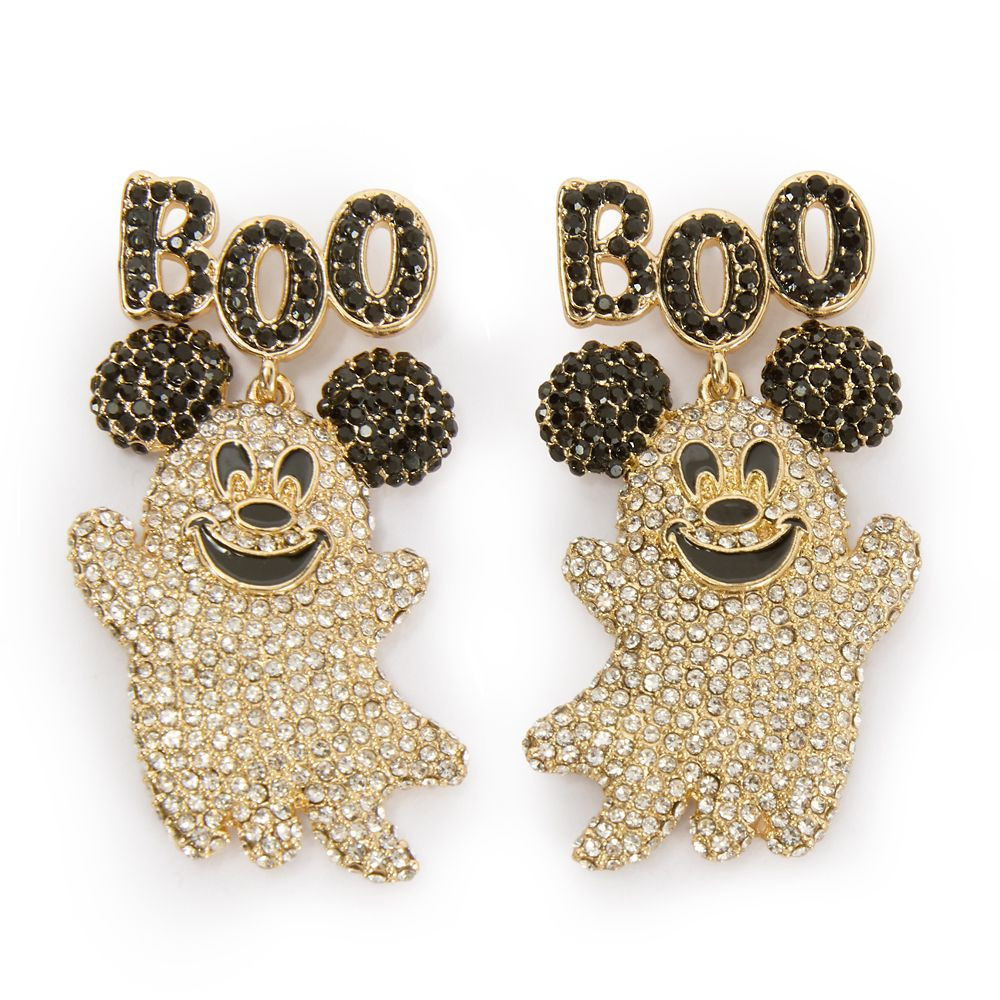 Mickey Mouse Ghost ''Boo'' Halloween Earrings by BaubleBar Official shopDisney | Disney Store