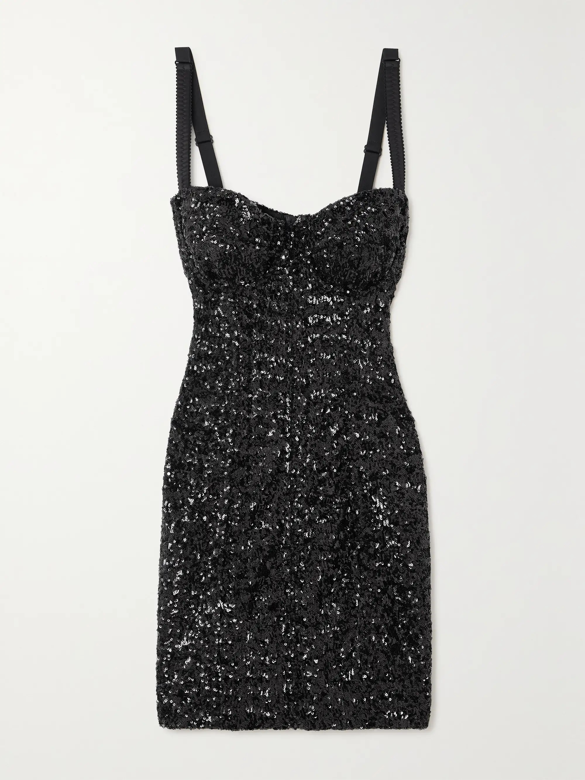 Sequined stretch-tulle mini dress | NET-A-PORTER (UK & EU)