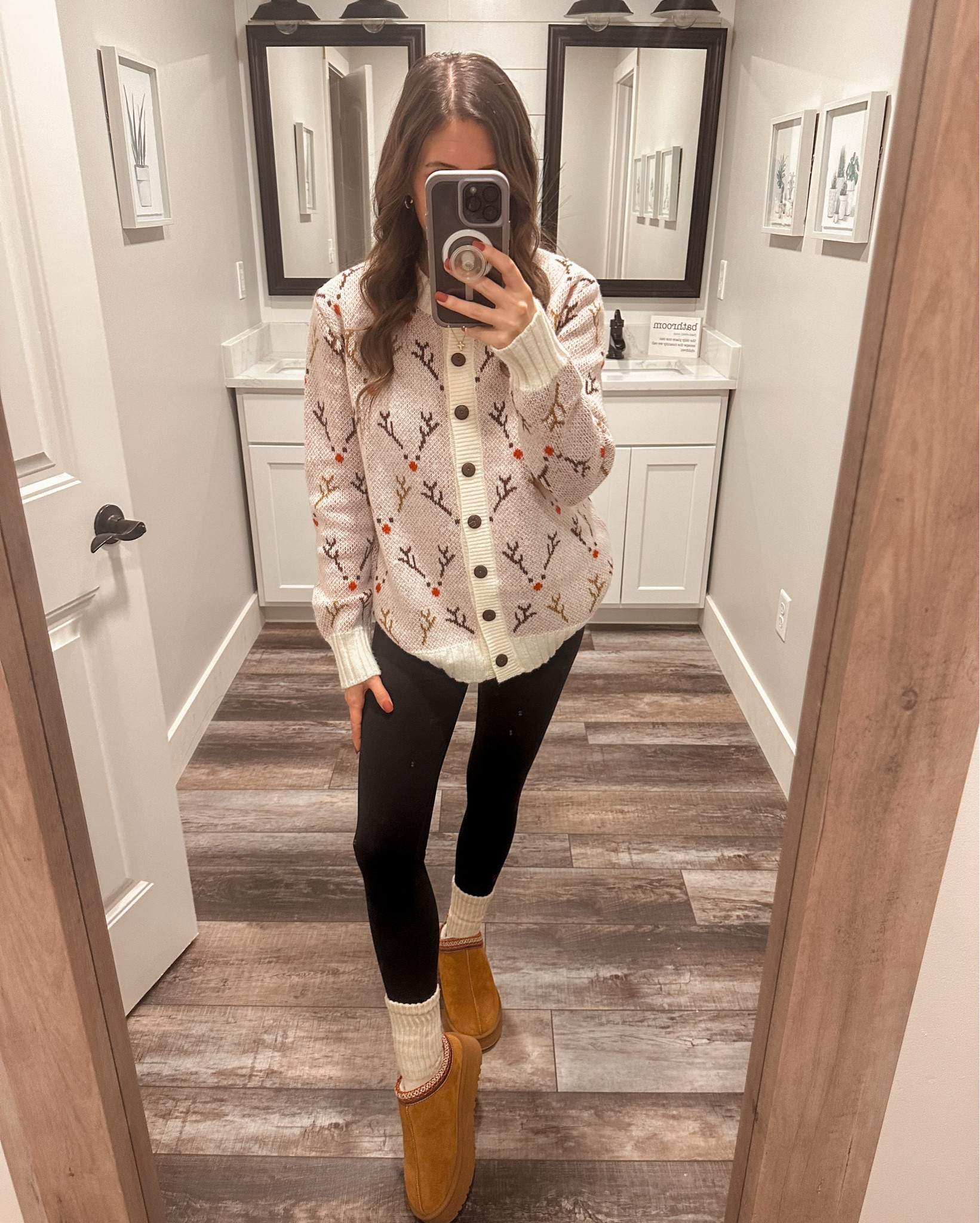 Obsessed with this sweater! Dress it up or down! So cute either way  

#LTKFindsUnder50 #LTKootd #LTKHoliday