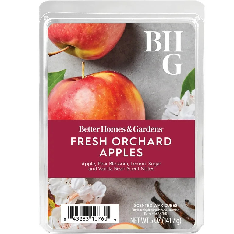 Fresh Orchard Apples Scented Wax Melts, Better Homes & Gardens, 5 oz (Value Size) | Walmart (US)