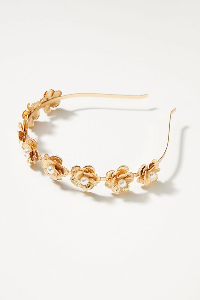 Bouquet Embellished Headband | Anthropologie (US)