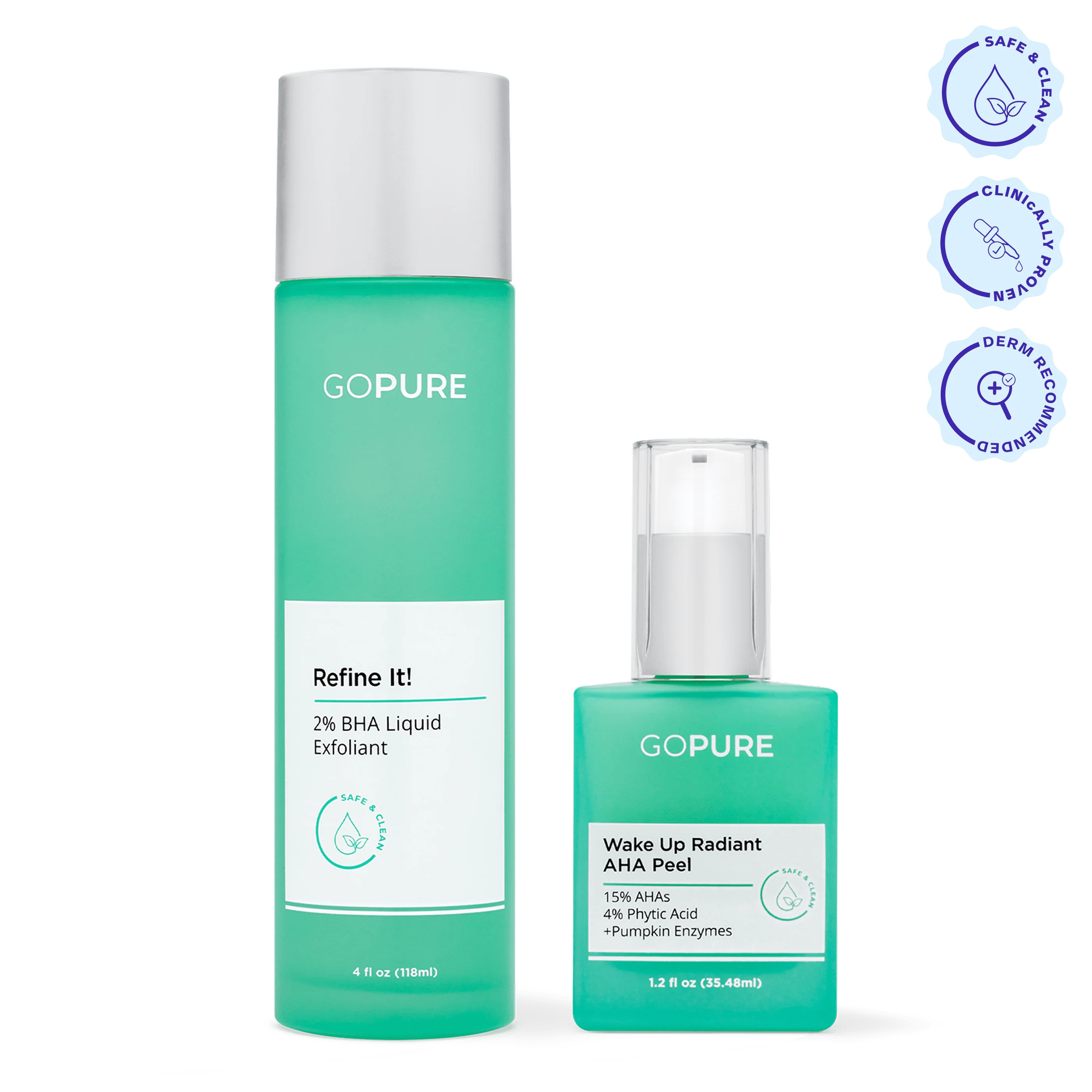 Instant Facial Exfoliation Set | GoPure Beauty