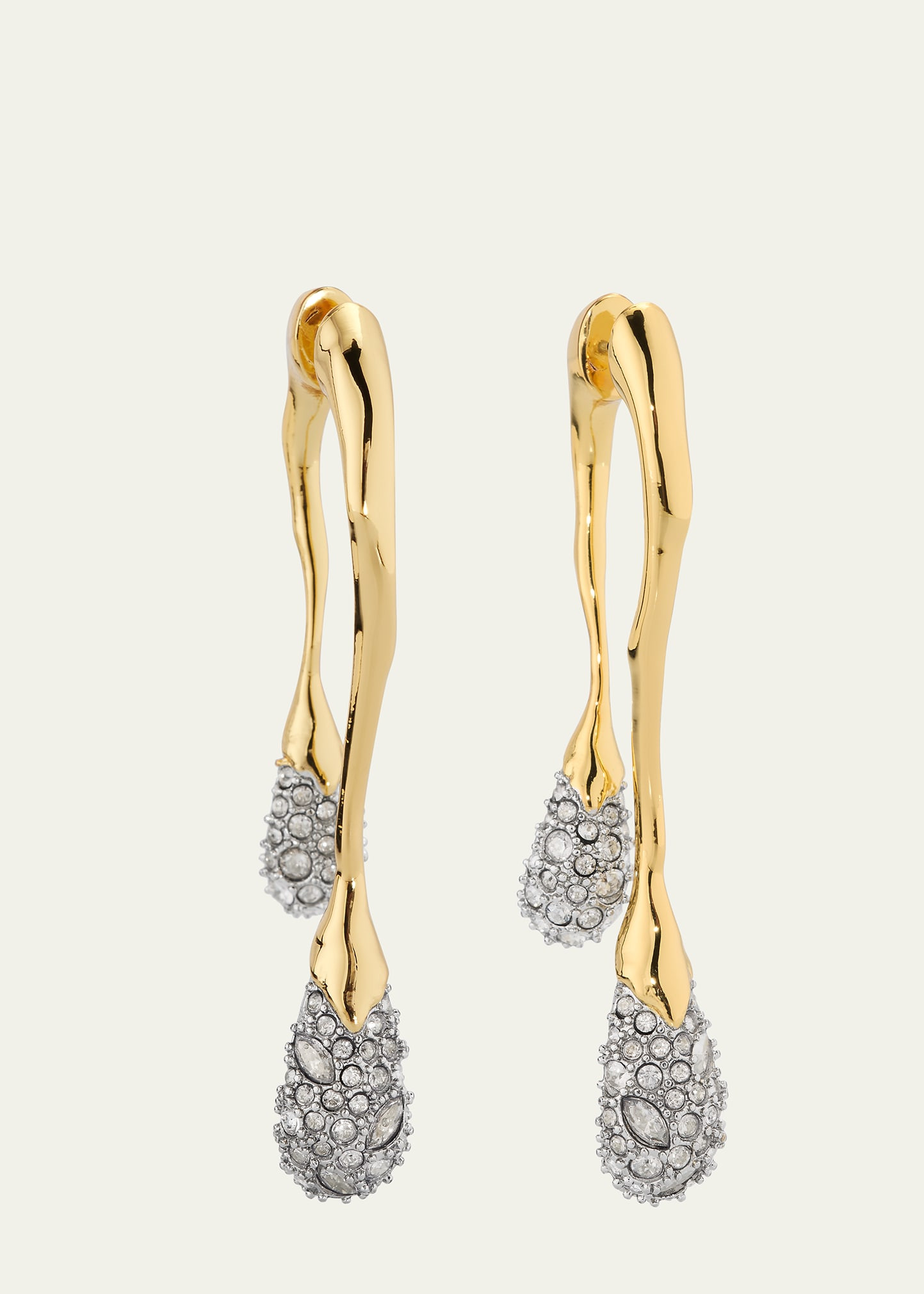 Alexis Bittar Solanales Front-Back Double Drop Crystal Earrings | Bergdorf Goodman