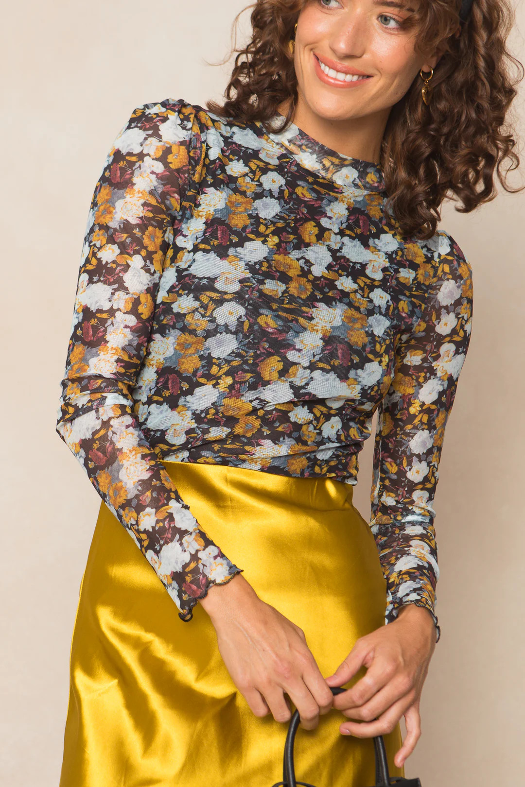 Ava Top in Floral - FINAL SALE | Ivy City Co