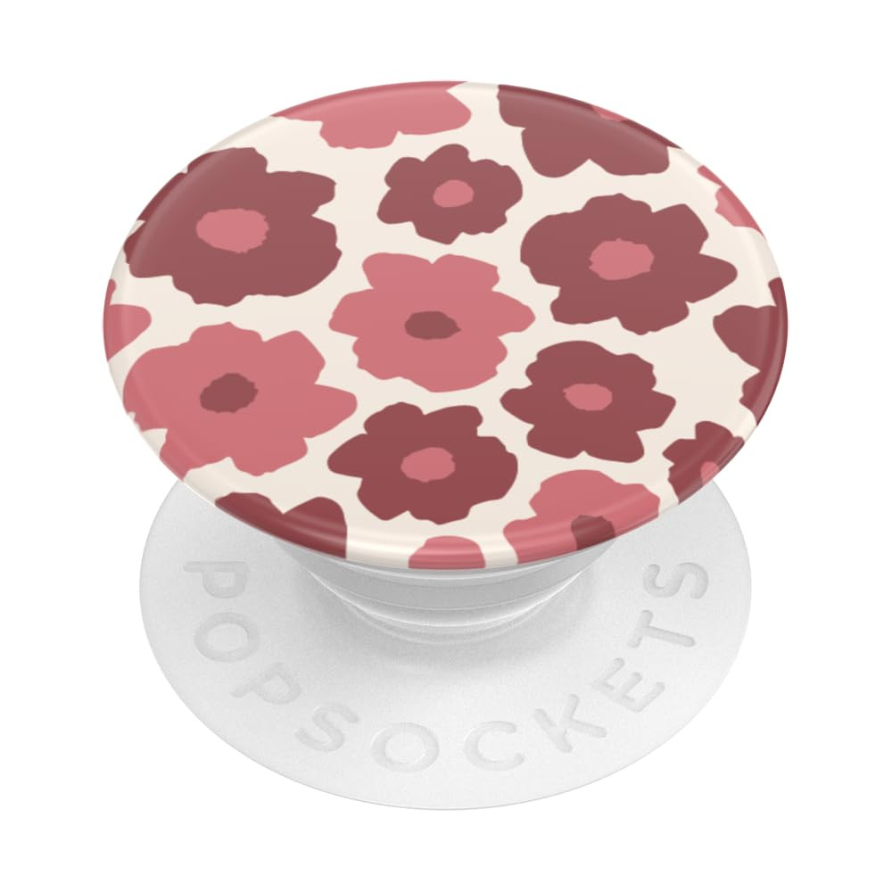 PopSockets Phone Grip with Expanding Kickstand, Adhesive Grip - Mauve Floral | Amazon (US)