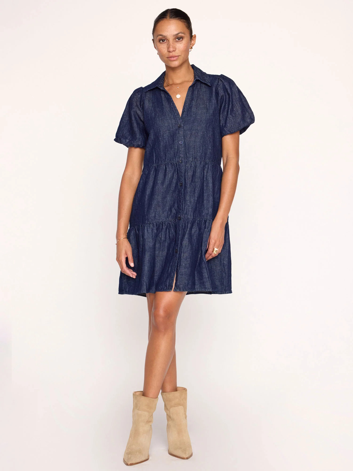 The Havana Mini Indigo Dress | Brochu Walker