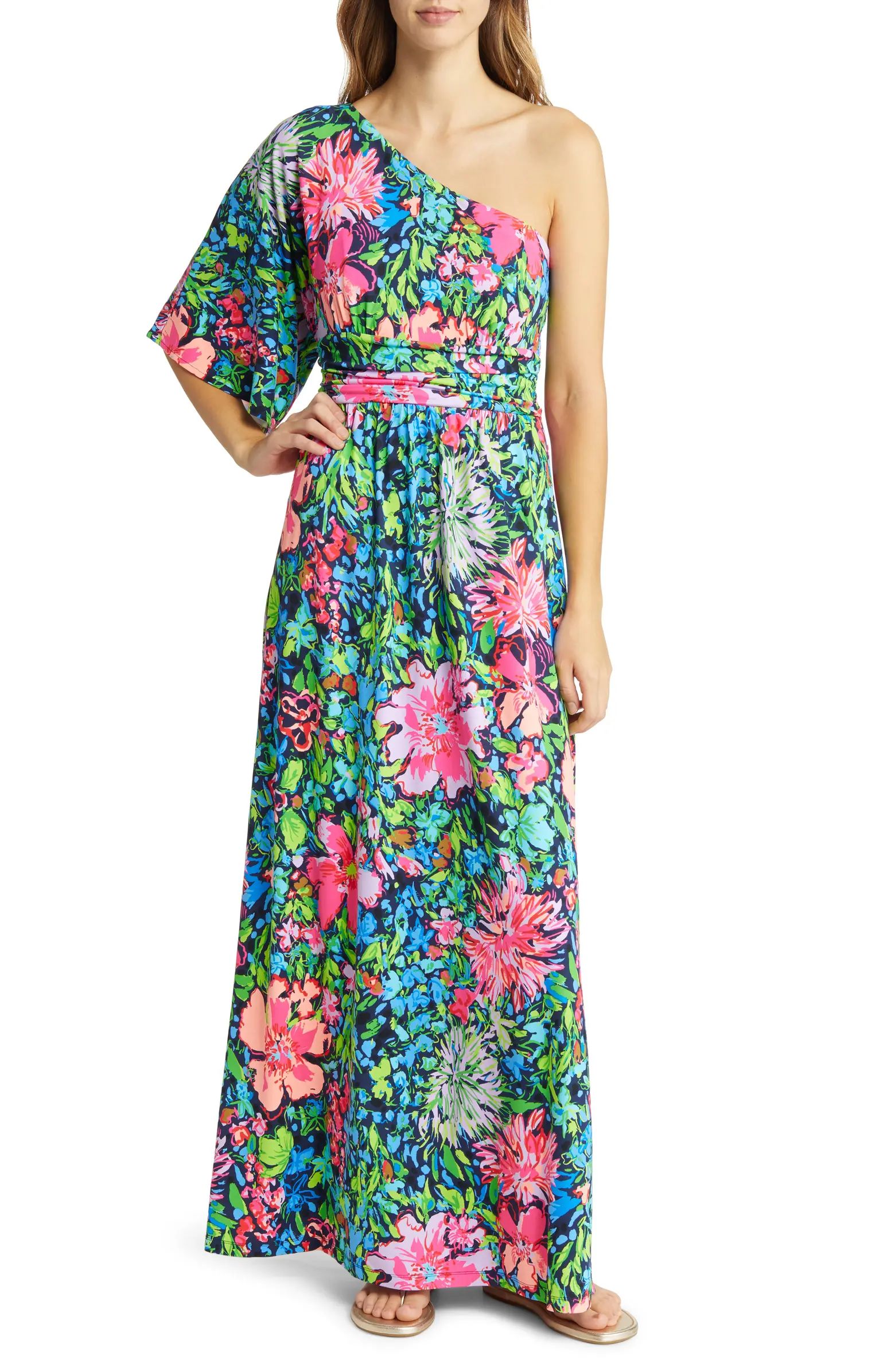 Lilly Pulitzer® Niki One Shoulder Maxi Dress | Nordstrom | Nordstrom