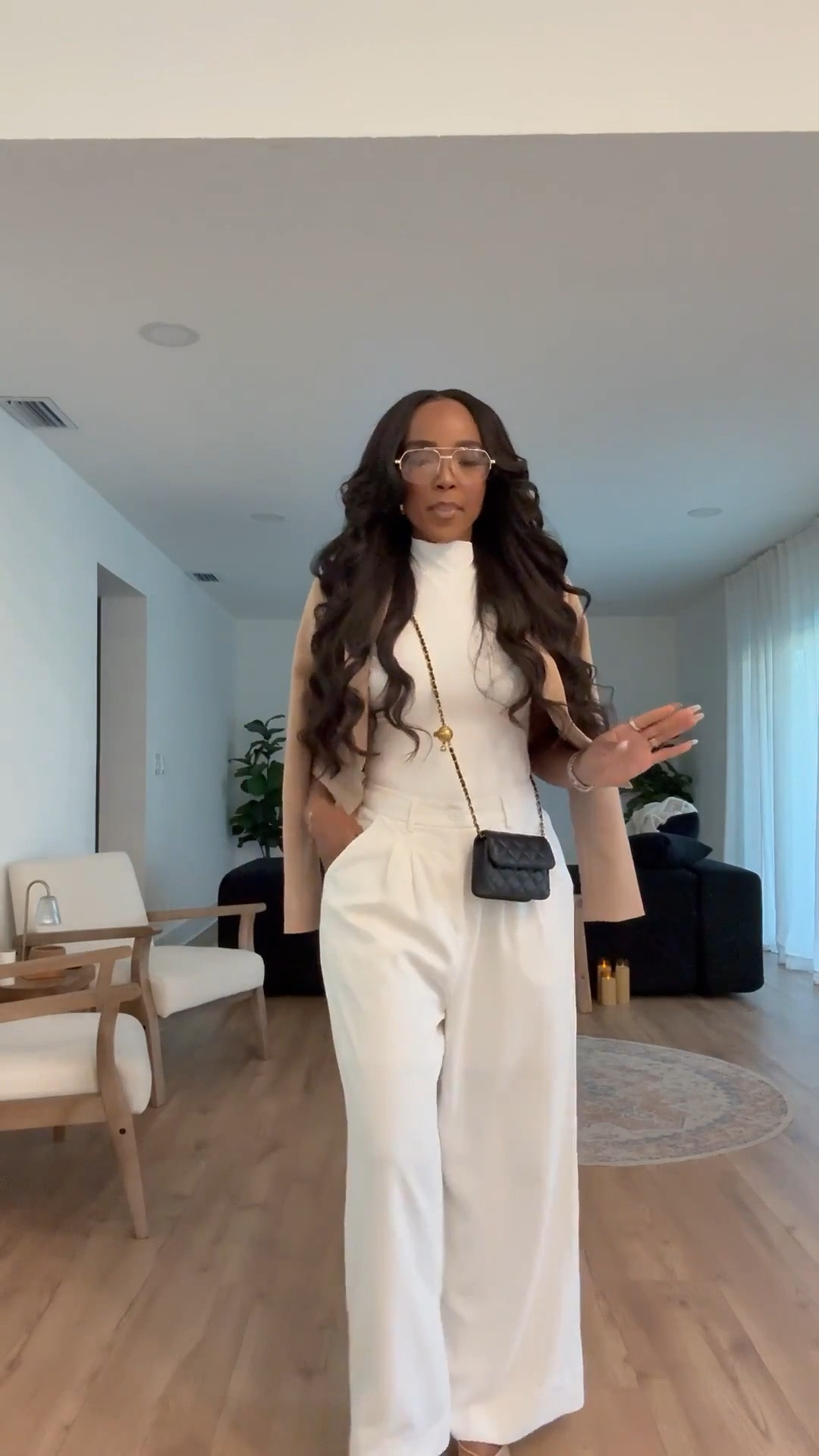 Hi babes ✨ Scroll to shop this polished neutral Amazon jumpsuit 🤍

This look is giving powerful, classy, and effortlessly elevated. The tailored silhouette paired with the neutral accessories makes it feel so luxe while still being comfortable and easy to wear. I love timeless pieces like this because they instantly make you look put together and can be styled so many different ways, making the cost per wear so worth it.

Perfect for speaking engagements, work events, meetings, brunch, dinner dates, or elevated everyday style.

📏 Measurements: 5’4”, 140 lbs, 36D bust, 27” waist, 40” hips  
Wearing a size Small

#LTKgrwm #LTKootd #LTKPetite
