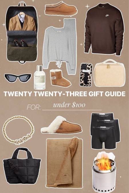 Under $100 gift guide! I found the best gifts under $100 for the holidays, the perfect gifts for your husband, best friend, sister, parents or in laws!

Gift guide, gift ideas for her, gift ideas for him, holiday shopping, holiday gifts,gifts under $100, gifts for parents, gifts for in laws
Dressupbuttercup.com
Dress up butter cup 

#LTKHoliday #LTKGiftGuide #LTKfindsunder100