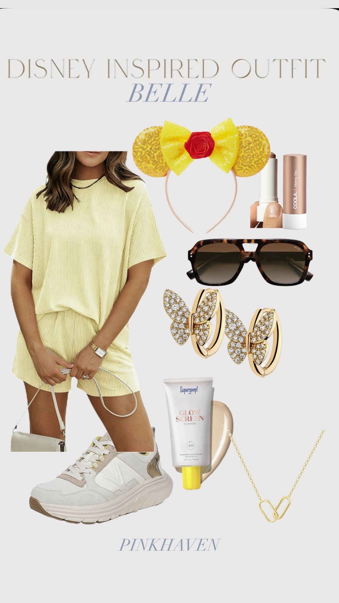 Disney world Outfit inspo - Belle inspired 

#outfit #ootd #disney #comfy #casual #yellow #set #amazonstyle
What to wear in Disney world