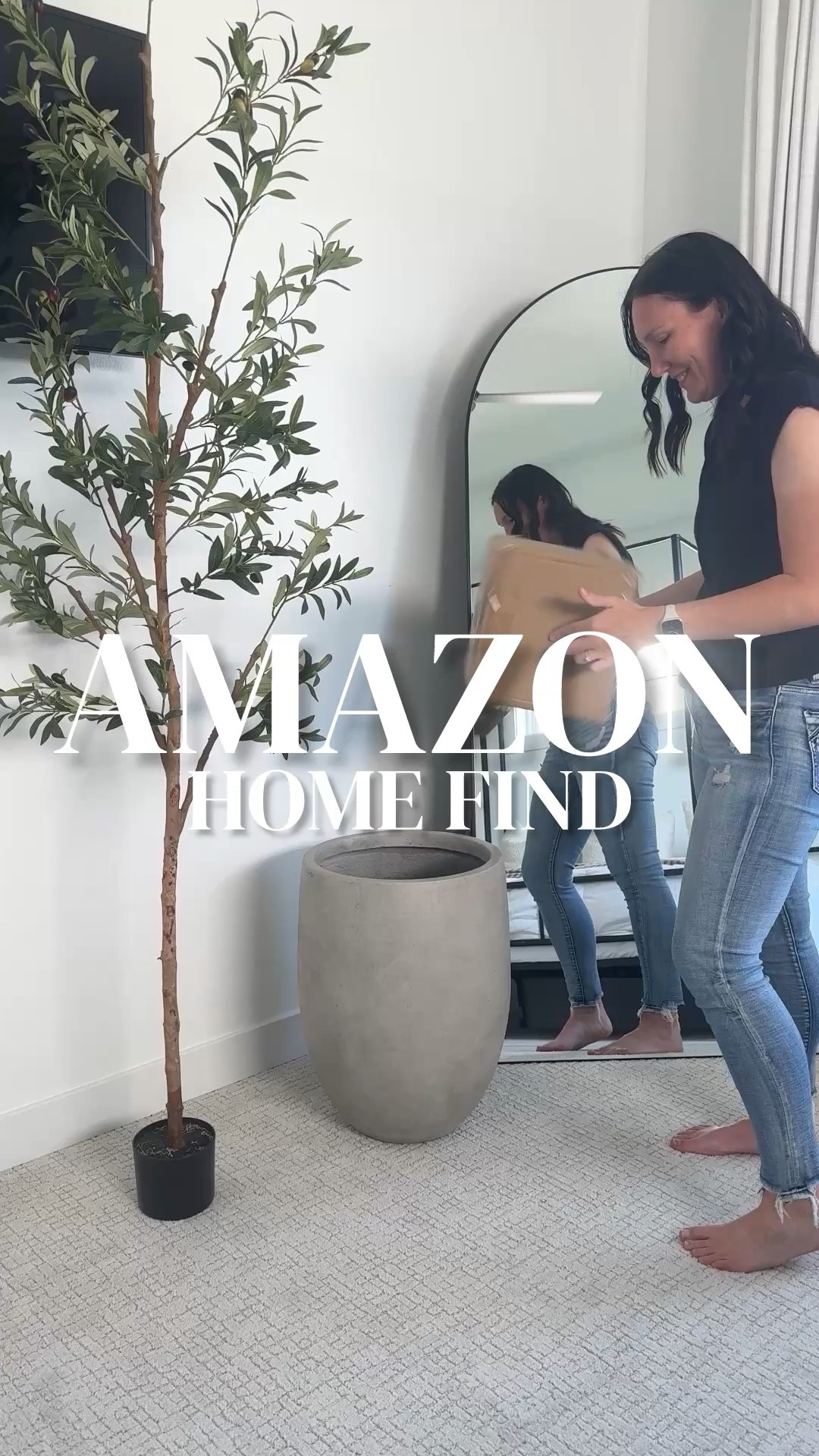 Amazon home: planter, tree, olive tree, mirror, faux grass

#LTKFindsUnder50 #LTKStyleTip #LTKHome