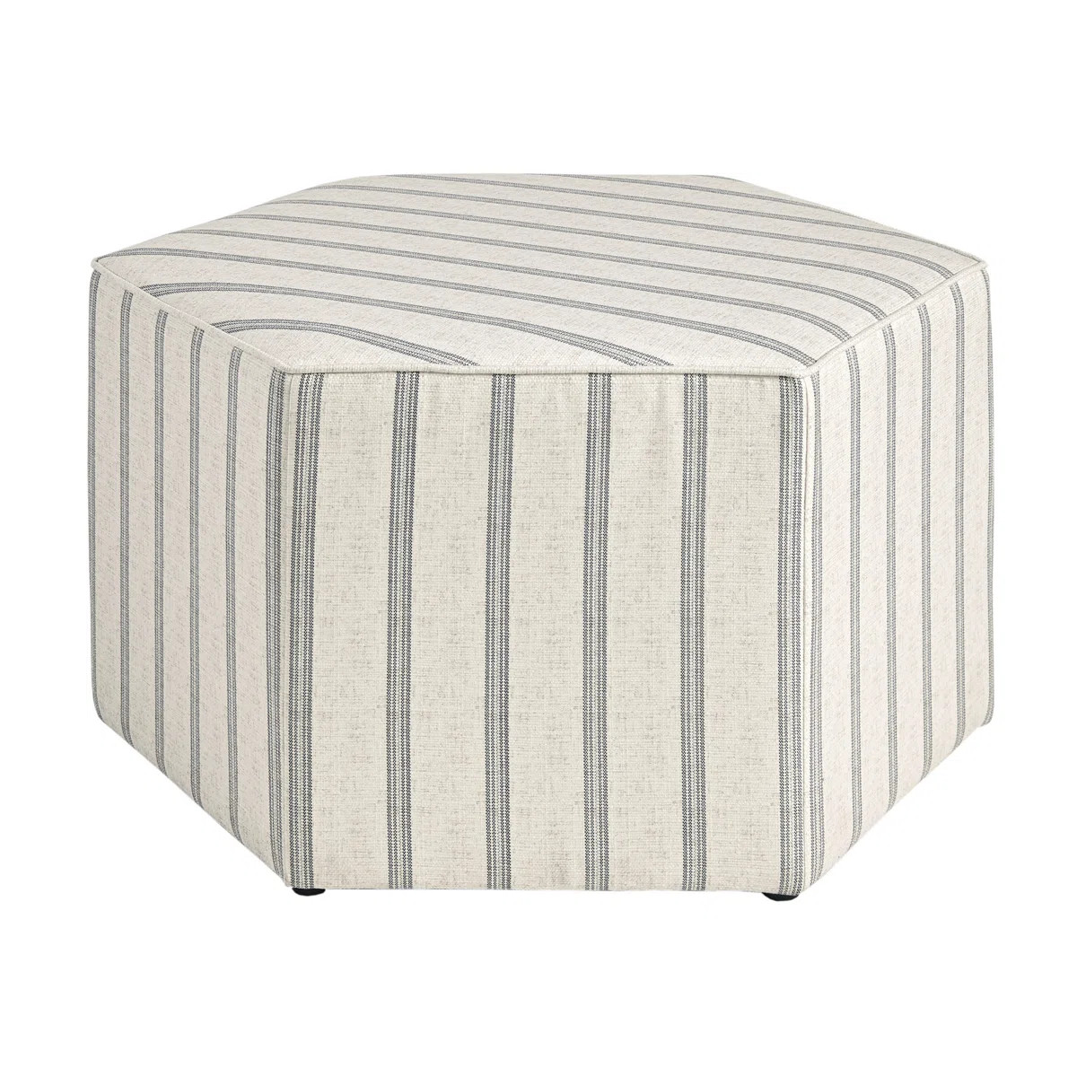 Martha Stewart Ellen Striped Cocktail Ottoman | Wayfair North America