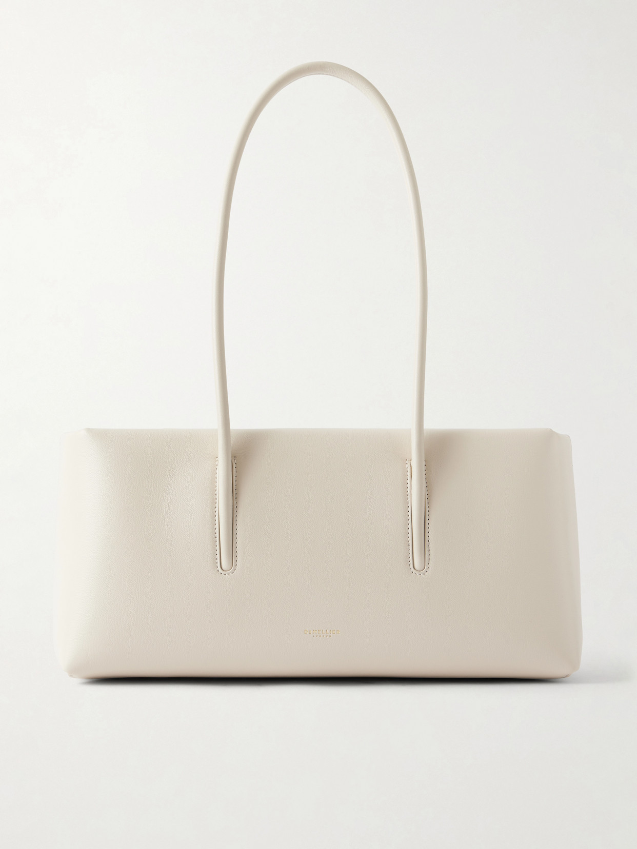 DeMellier - The Stockholm Textured-leather Shoulder Bag - White | NET-A-PORTER (US)