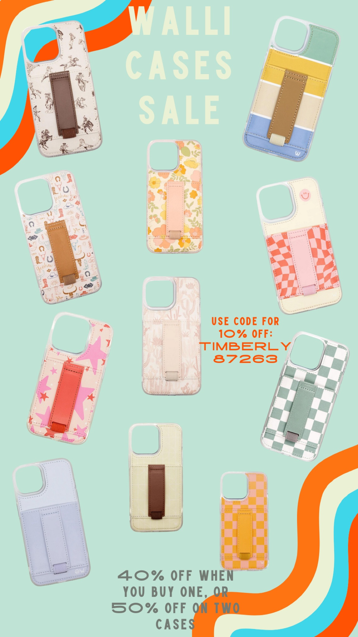 Walli Case Blowout Sale 📱

Grab 2+ products and receive 50% off, or one for 40% off! 

These phone cases are SO handy! It can hold 2-3 cards at a time and makes going to the store + shopping extreme easy and convenient. 

These make the best gifts and Mother’s Day is right around the corner! 

Use code: TIMBERLY87263 for 10% off! 

Click the link to shop! 



#LTKsalealert #LTKfindsunder50 #LTKGiftGuide