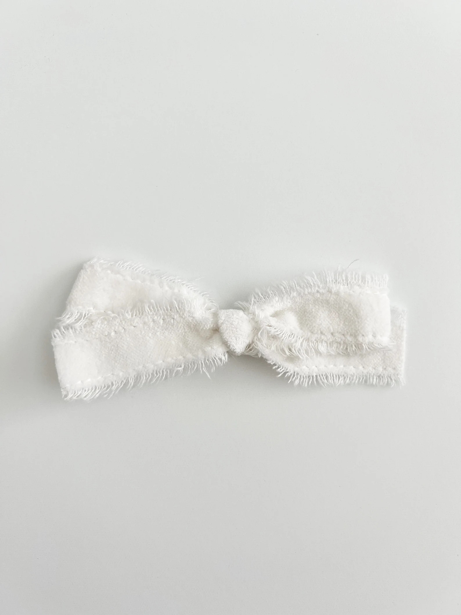 White Frayed Velvet 7/8 Inch - Etsy | Etsy (US)