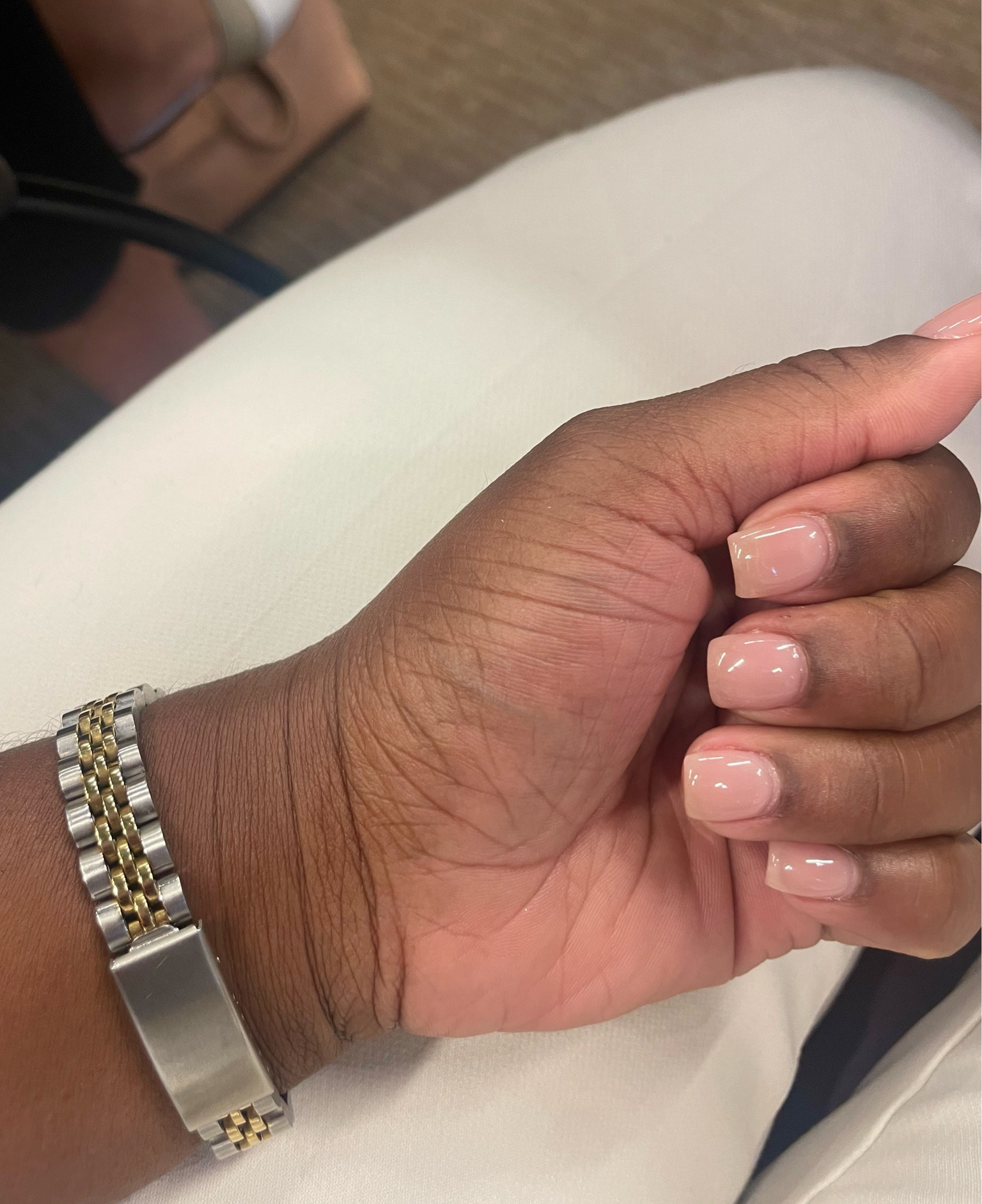 New Favorite nude #gelpolish for dark/deep dark skin — Inner Peace by DND (873) 