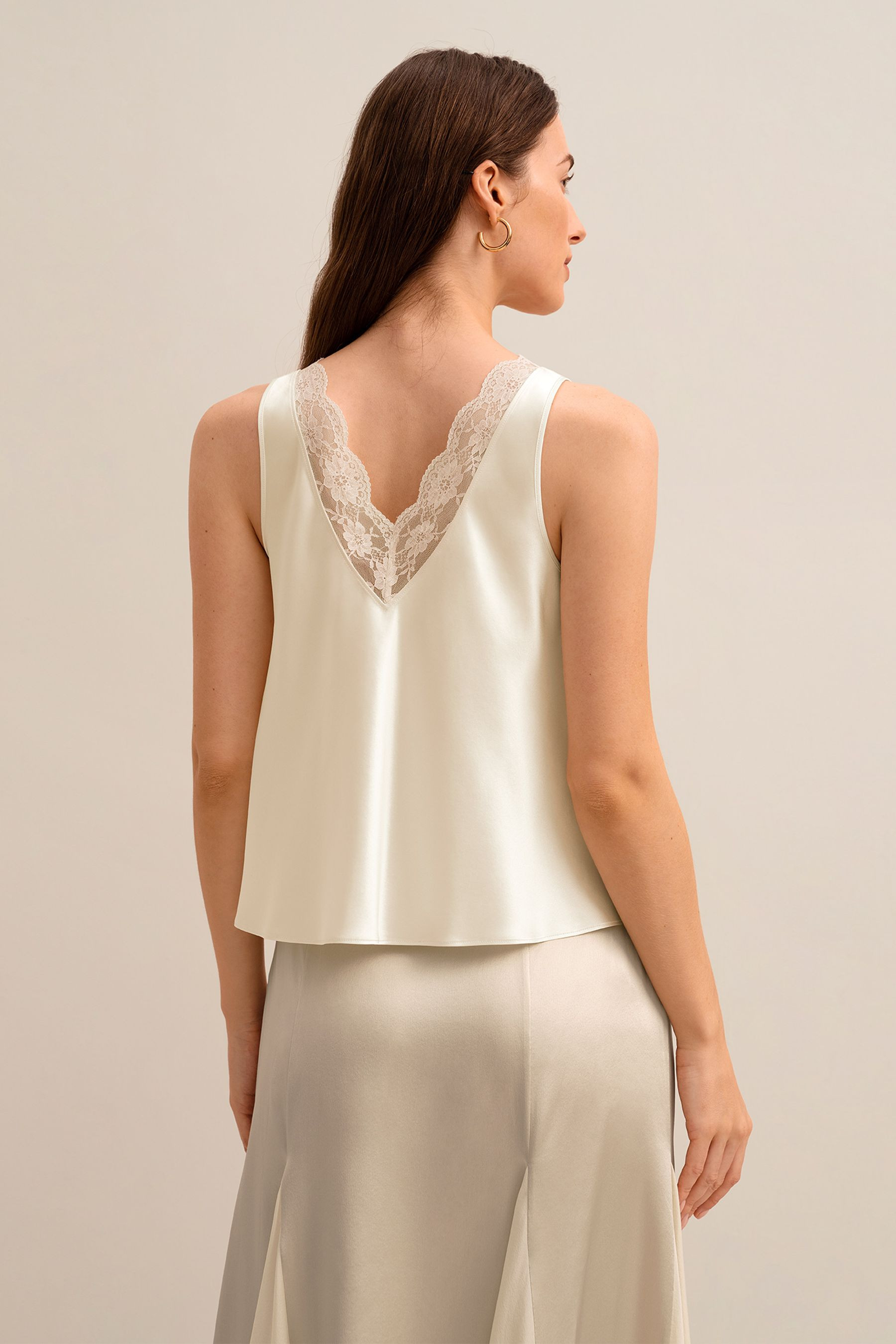 Armeria Lace Tank | LilySilk