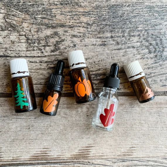 Fall Minis Labels  DIY Diffuser Bomb Decals for Oil Bottles - Etsy | Etsy (US)