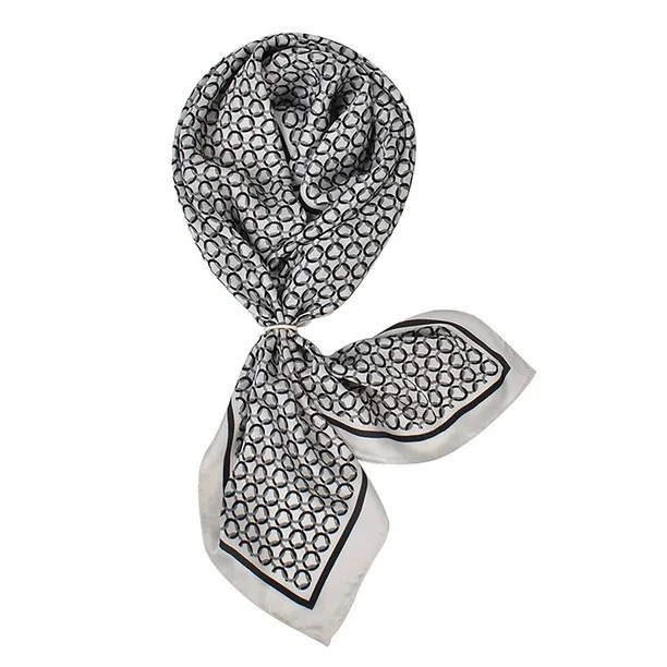 HSMQHJWE Thin Head Scarvespattern Head Scarf Womens Silk Like Headtop For Polka Dot Print Large S... | Walmart (US)