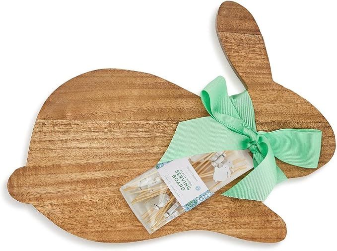 Two's Company Bunny Serving Board with 20 Bunny Picks | Amazon (US)