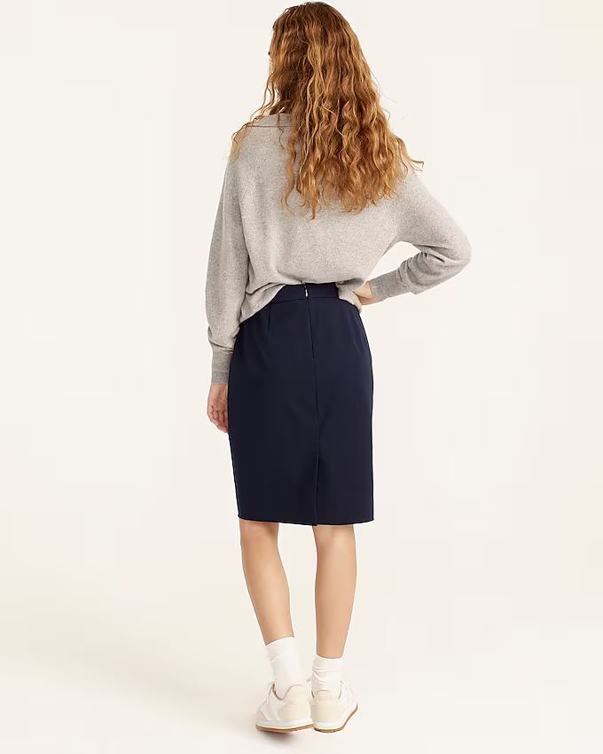 No. 2 Pencil® skirt in bi-stretch cotton blend | J.Crew US