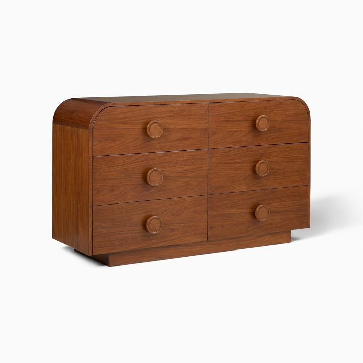 Statement Knob 6-Drawer Dresser (56") | West Elm (US)