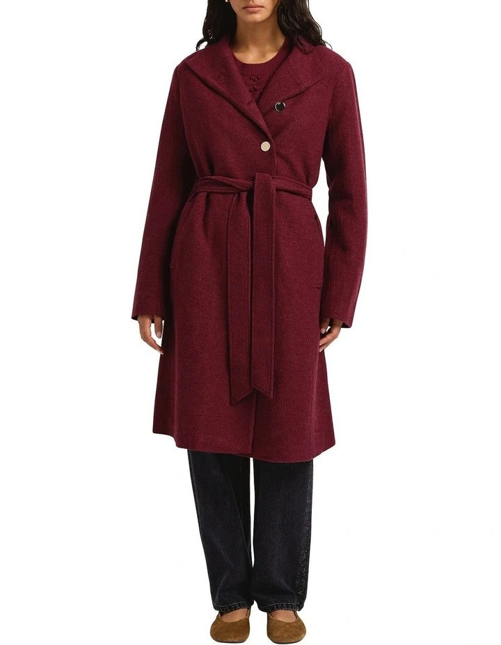 MarcsCristina Felted Wool Coat in Berry | Myer