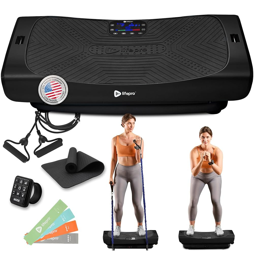 Lifepro Vibration Plate Machines – Full Body Workout, Recovery & Lymphatic Drainage with 4D Mot... | Amazon (US)