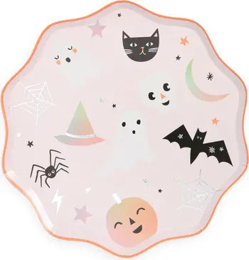 Meri Meri Set of 8 Pastel Halloween Paper Dinner Plates | Nordstrom | Nordstrom Canada