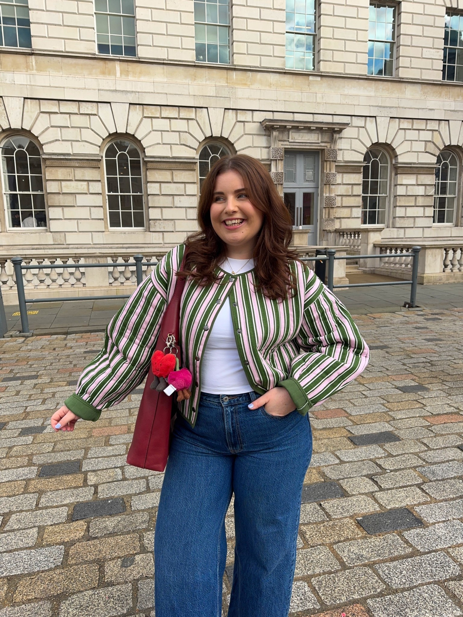 I wear a M (12-14) in the jacket
And a 31R in the jeans! (I’m usually a uk14 in jeans)

#LTKcurves #LTKjeans #LTKmidsize