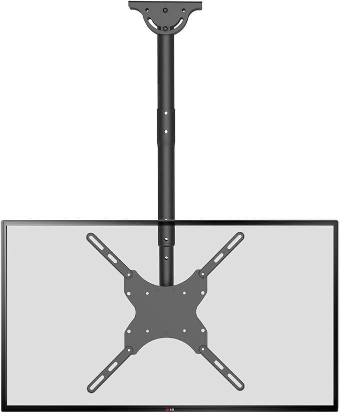 TV Ceiling Mount Adjustable Bracket Fits Most LED, LCD, OLED and Plasma Flat Screen Display 26 to... | Amazon (US)
