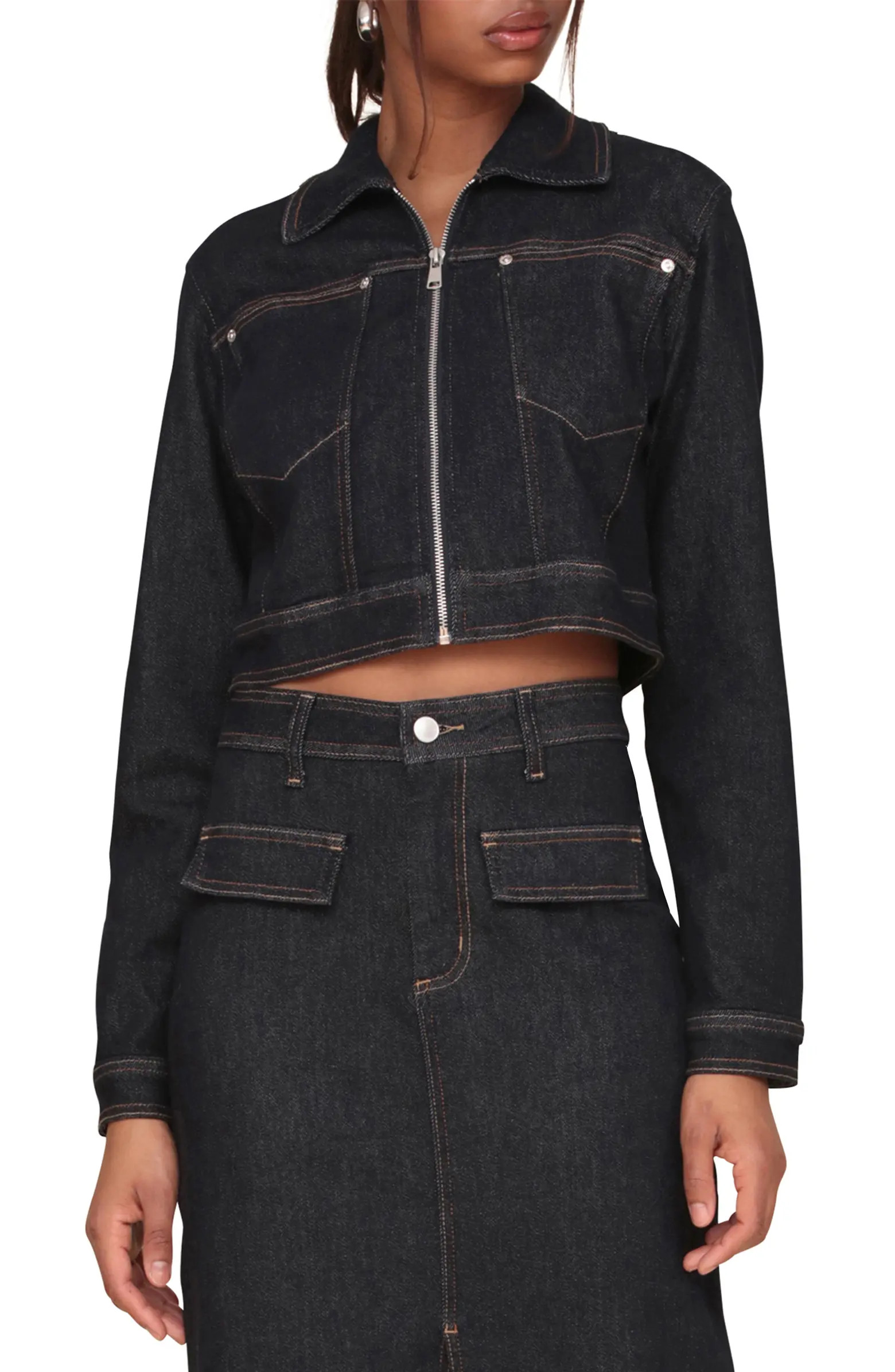 Crop Denim Jacket | Nordstrom