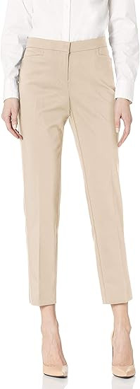 Rafaella Women's Lightweight Satin Twill Ankle Pant | Amazon (US)