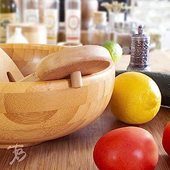 Totally Bamboo Salad Hands, Bamboo Salad Server Set | Amazon (US)