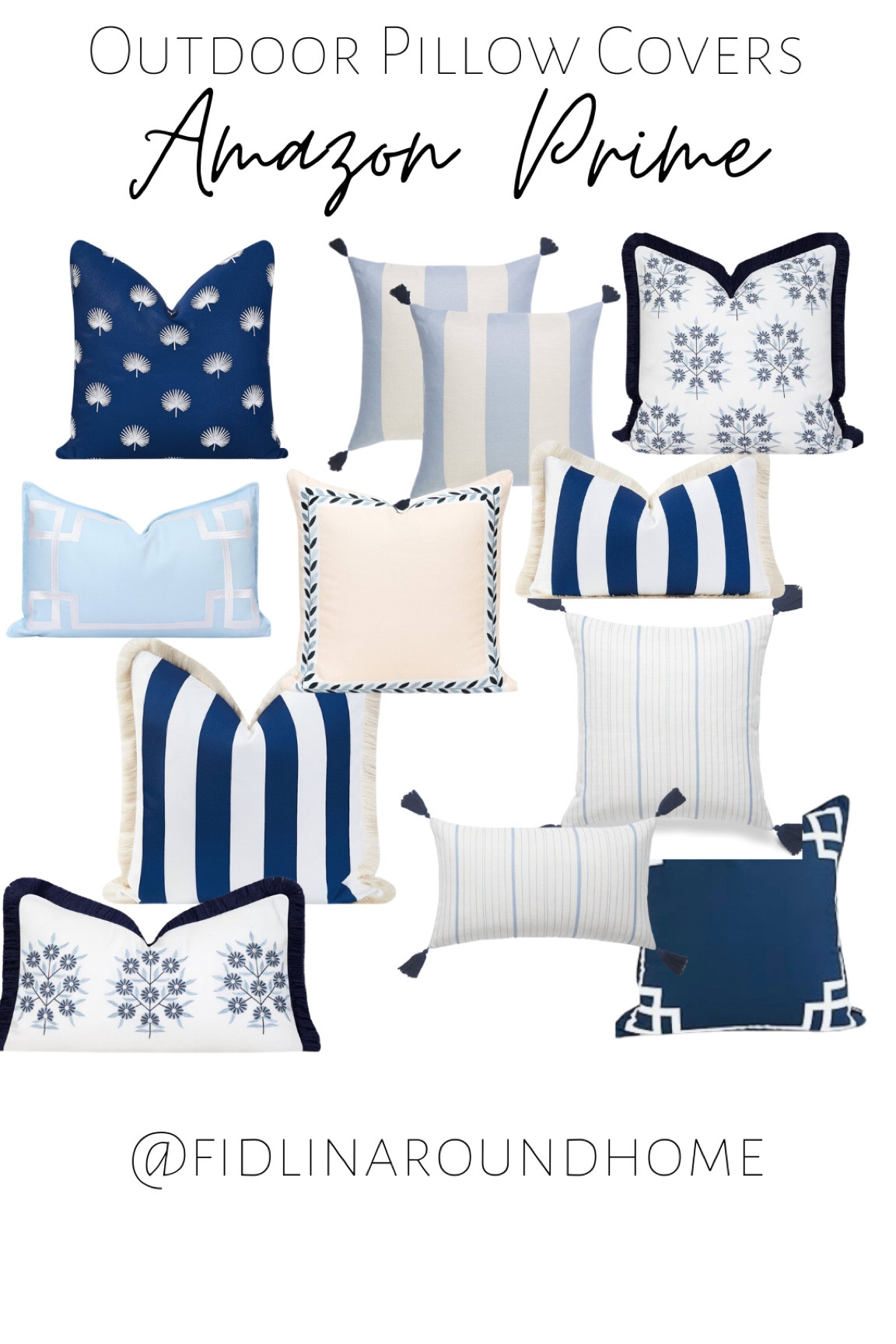 Gorgeous indoor/outdoor pillow covers from Amazon!!

#LTKhome