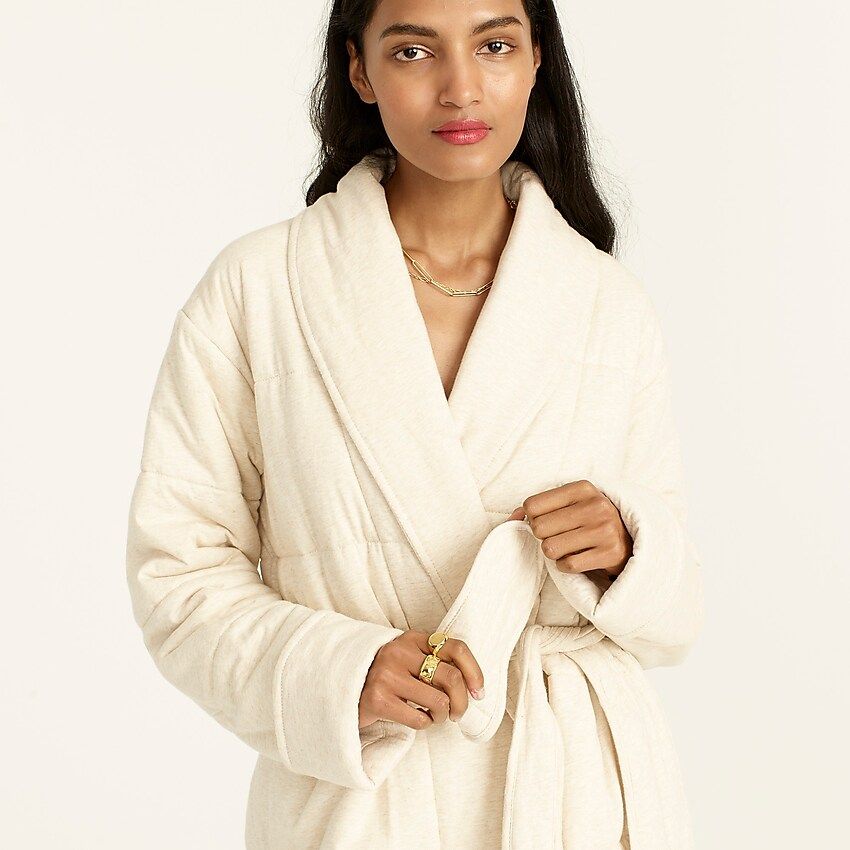 Skin X J.Crew quilted robe | J.Crew US