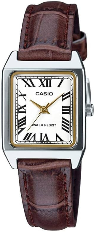 Casio Analog LTP-V007L-7B2UDF, Brown, Strip | Amazon (US)